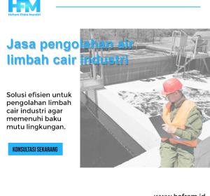 Jasa pengolahan air limbah cair industri